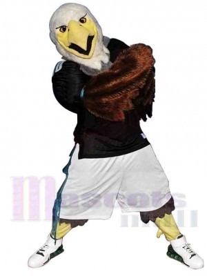 Sportlicher heftiger Adler Maskottchen Kostüm