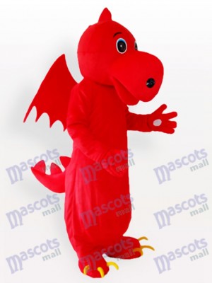 Red Stegosaurus Maskottchen Kostüm für Erwachsene