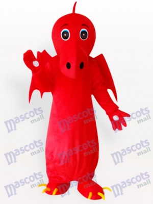 Roter chinesischer Drache Maskottchen Kostüm für Erwachsene