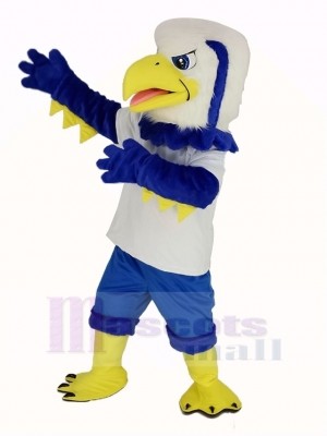 Cool Blau Adler Maskottchen Kostüm Tier