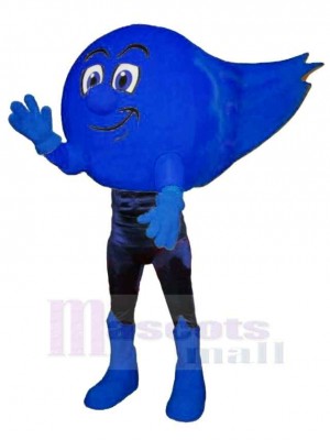 Blau Komet Maskottchen Kostüm Karikatur
