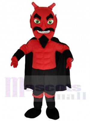 Teufel maskottchen kostüm