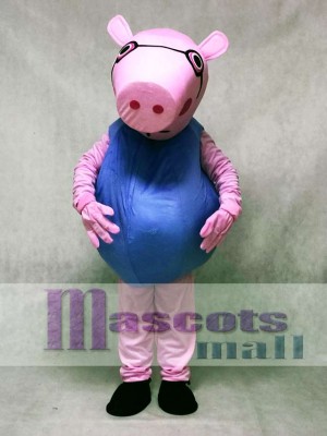 Cartoon Vater Papa Schwein von Peppa Pig Maskottchen Kostüm