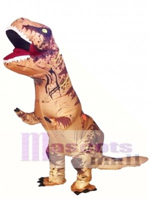 Aufblasbarer T-Rex Tyrannosaurus Kostüm Dinosaurier Halloween Anzug Cosplay
