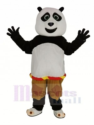 Kung Fu Panda Karate Maskottchen Kostüm