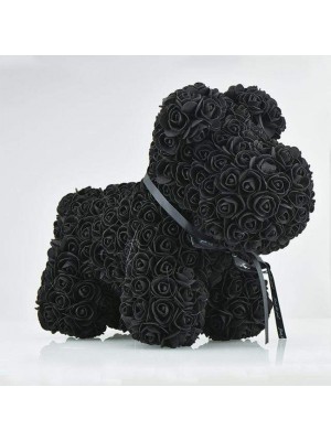 Schwarz Rose Hündchen Flower Hündchen Bestes Geschenk für Muttertag, Valentinstag, Jubiläum, Hochzeit und Geburtstag