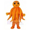 Orange Tintenfisch Plüsch Erwachsene Maskottchen Kostüm Karikatur