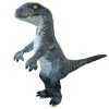 Velociraptor Dinosaurier Aufblasbar Kostüm Halloween Weihnachten Cosplay Kostüm zum Erwachsene