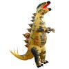 Gelb Stegosaurus Dinosaurier Aufblasbar Kostüm Halloween Weihnachten Kostüm zum Erwachsener/Kind