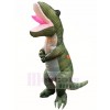 Dunkelgrün Tyrannosaurus T-Rex Aufblasbar Maskottchen Kostüme