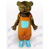 Brauner Teddy Tier Maskottchen Kostüm