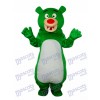 Kurzhaarige grüne Bären Maskottchen Kostüm Tier