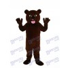 Schwarz Braunbär mit scharfen Zahn Maskottchen Kostüm Tier
