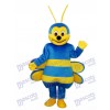 Blue Bee Maskottchen Kostüm für Erwachsene Insekt
