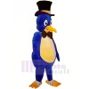 Blau Vogel mit Schwarz Hut Maskottchen Kostüme Tier