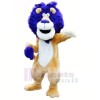 Löwe mit Blau Haar Maskottchen Kostüme Tier
