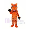 Rotbrauner Tiger Maskottchen Kostüm für Erwachsene Kostenloser Versand