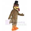 Licht Braun Thanksgiving Truthahn Maskottchen Kostüm mit Hut Tier