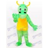 Große Nase gehörnter grüner Dinosaurier Maskottchen Kostüm