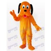 Schwarze Ohren Orange Hund Maskottchen Lustiges Kostüm