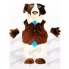 Brauner Hund Tier Maskottchen Kostüm