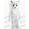 Weißer Hund Tier Maskottchen Kostüm für Erwachsene
