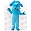 Blauer Hund Tier Maskottchen Lustiges Kostüm
