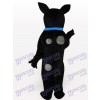 Schwarzer Hund Maskottchen Kostüm für Erwachsene