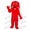 Kleine rote Hund Maskottchen Erwachsene Kostüm Tier