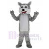 Komisch Grau Wolf Maskottchen Kostüm Tier