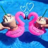 Aufblasbar Getränk Matte Wasser Spielzeug Flamingo Gestalten