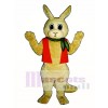 Aussie Roo Känguru mit Halstuch & Weste Maskottchen Kostüm