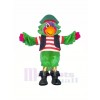 Mode Grün Papagei Maskottchen Kostüme Karikatu