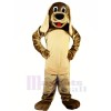 Süß Braun Hund mit Lange Ohren Maskottchen Kostüme Tier
