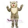 Schüchtern Weiß Löwe Maskottchen Kostüm
