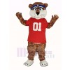 Auburn Tigers im rot T-Shirt Maskottchen Kostüm