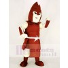 Realistisch rot Titan spartanisch Maskottchen Kostüm Erwachsene