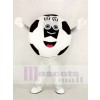 Schwarz und Weiß Fußball Maskottchen Kostüm Schule