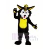 Schwarz Wilde Katze Maskottchen Kostüme Karikatur
