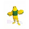Gelb Adler mit Grün Weste Maskottchen Kostüme Karikatur