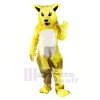 Gelb Heftig Wilde Katze Maskottchen Kostüme Karikatur