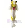 Gelb Pelzig Heiser Hund Maskottchen Kostüme Karikatur