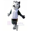 Sport Wolf mit Klein Augen Maskottchen Kostüme Karikatur