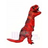 Dunkelrot T-REX Dinosaurier aufblasbares Halloween Weihnachten Kostüme für Erwachsene