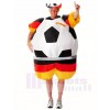 Weltmeisterschaft Deutschland Fußball Fußballer Aufblasbare Halloween Weihnachts kostüme für Erwachsene
