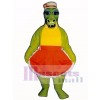 Alligator Tasche mit Schürze und Hut Maskottchen Kostüm