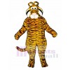 Niedliches Tyrone Tiger Maskottchen Kostüm