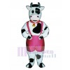 Süße Peter Porterhouse Kuh mit Farben, Bell & Kragen Maskottchen Kostüm Tier 