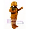 Netter Dackel Hund mit Weste & Tie Maskottchen Kostüm Tier
