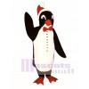 Weihnachtsmann Pinguin mit Bowtie & Hut Maskottchen Kostüm